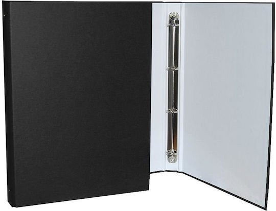 Next Clipboard with 2 Rings 3/32 for Paper A4 Black Classic 1pcs