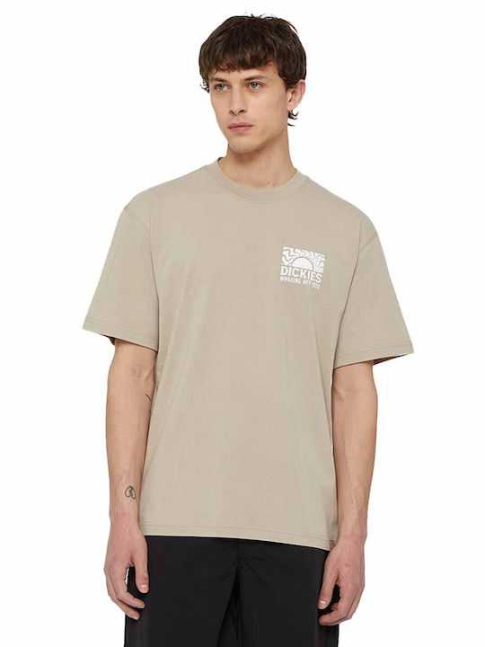 Dickies T-shirt Bărbătesc cu Mânecă Scurtă Cream