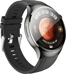 Borofone BD7 Smartwatch with Heart Rate Monitor (Dark Grey)