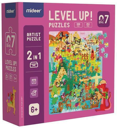 Mideer Puzzle 3 1 Level Up 7 "artists Series" 203 252 pcs