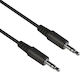 Powertech Audio Cable 3.5mm Male - 3.5mm Male Silver 2m CAB-J056