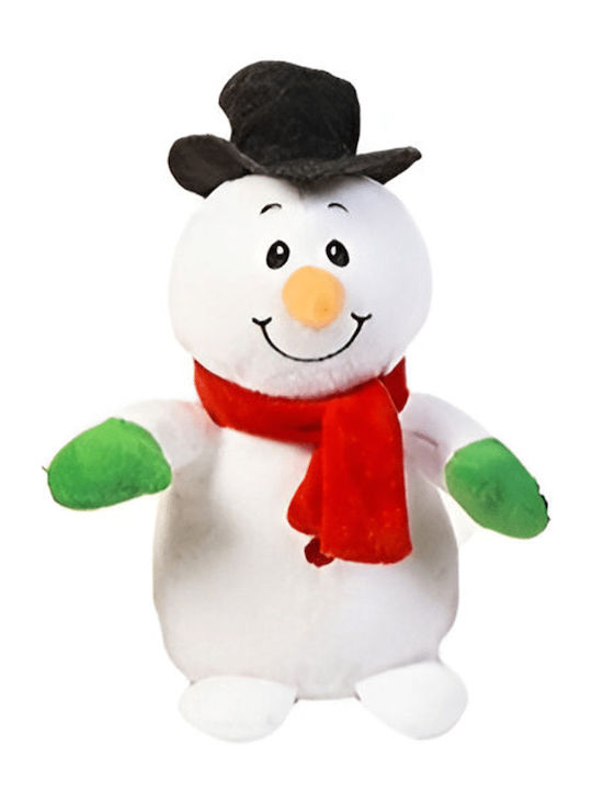 Fun World Weihnachtliche Plüsch Figur mit Musik