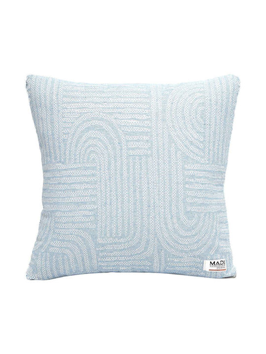 Madi Sofa Cushion Ethereal Cyan 45x45cm