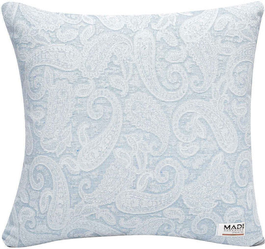 Madi Madi Decorative Pillow Case Rococo Cyan 45x45cm