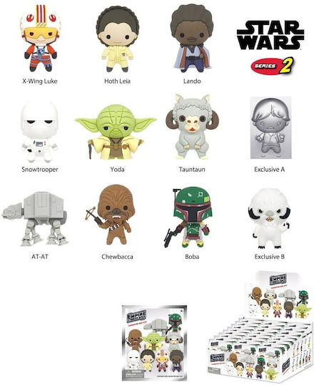 Monogram International, Inc Star Wars - Bag Clip Брелок (Случайно Съдържание) Случайно Опакован Сляп Пакет Фигура