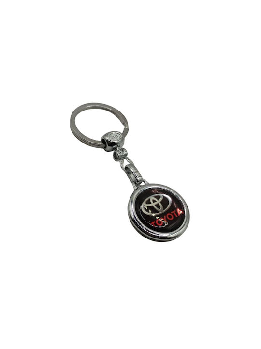 Keyring Metallic Enamel Toyota 9894-k