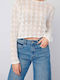 Ale - The Non Usual Casual Women's Summer Blouse Cotton Long Sleeve vanilla