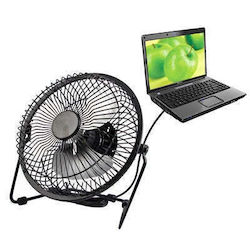 USB Office/Home Fan Black