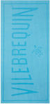 Vilebrequin Beach Towel Cotton Turquoise 180x90cm.