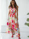 Boho-Chic Luftiges Wickelkleid Elisabeta Weiß