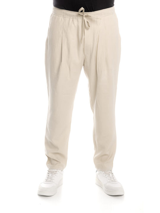 Scinn Herrenhose in Lockerer Passform Beige