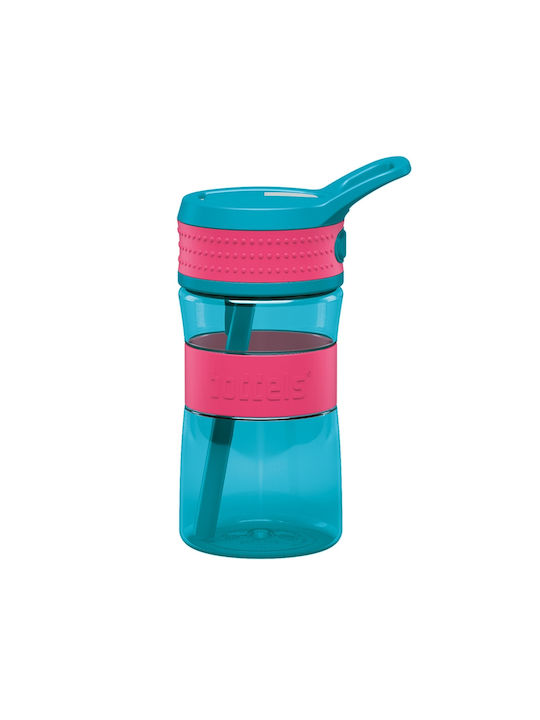 Boddels Παγούρι 400ml Κόκκινο Raspberry Red/Turquoise Boddels Παγούρι 400ml Κόκκινο Raspberry Red/Turquoise