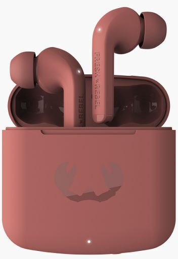 Fresh 'n Rebel Twins Fuse In-Ear Bluetooth-Freisprecheinrichtung Kopfhörer mit Ladeetui Safari Red