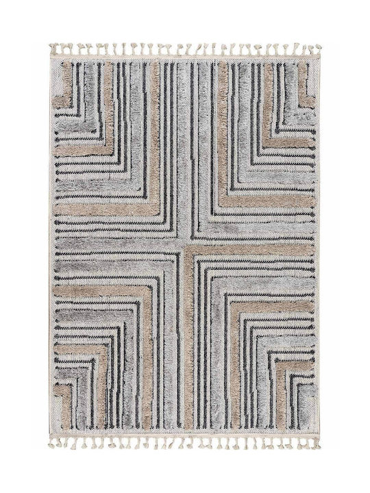 Madi Cables Rug Rectangular Beige