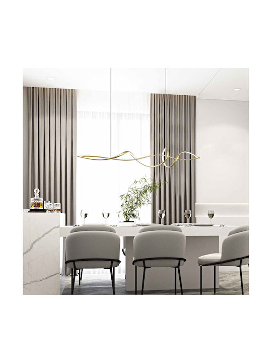 Zambelis Lights Pendant Light Yellow Rail 140x23x226cm