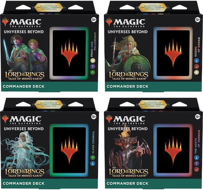 Wizards of the Coast Magic the Gathering The Lord of the Rings: Tales of Middle-earth Commander 1 Deck Display Deck