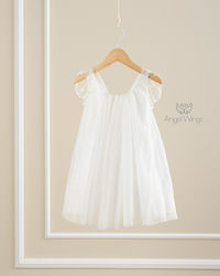 Angel Wings Baptism Dress