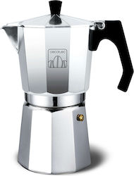 Cecotec Stovetop Espresso Pot for 9 Cups Silver