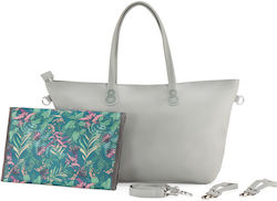 Kinderkraft Shoulder/Hand Diaper Bag Gray 30x53x6cm.