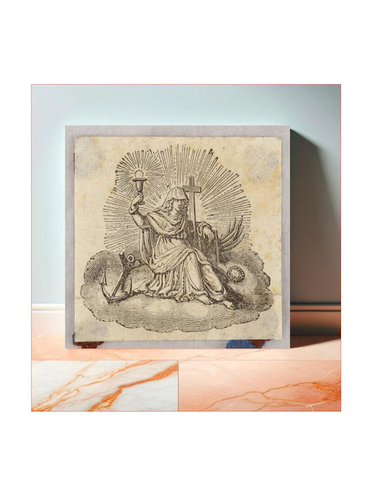 Engraving Vignette Tablou Lemn 110x110cm