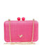 Straw Women's Bag Shoulder Fuchsia