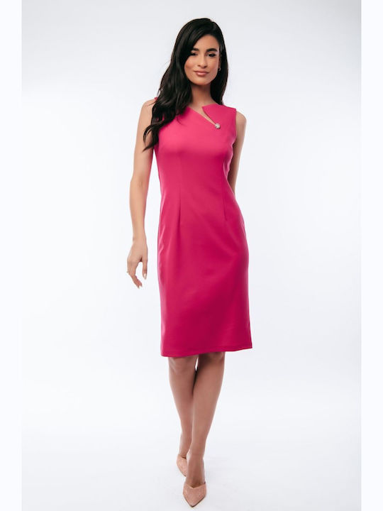 BelleFille Shirt Dress Dress Fuchsia