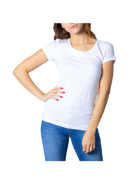 Only Damen T-shirt Weiß