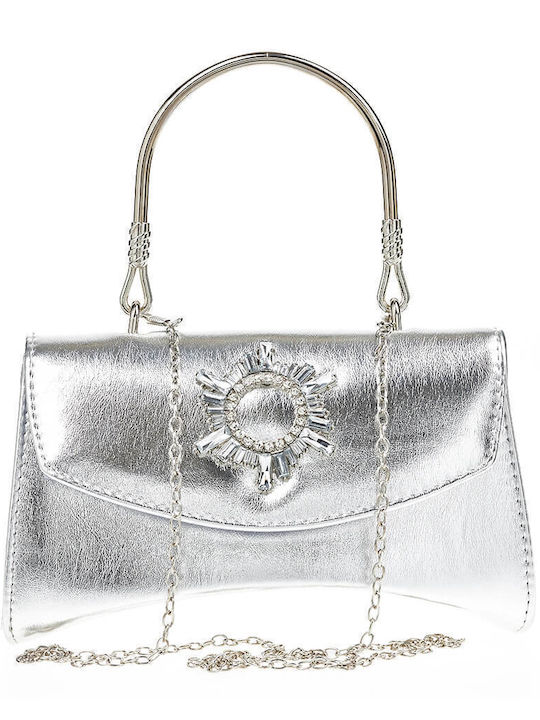 Verde Damen Tasche Silber