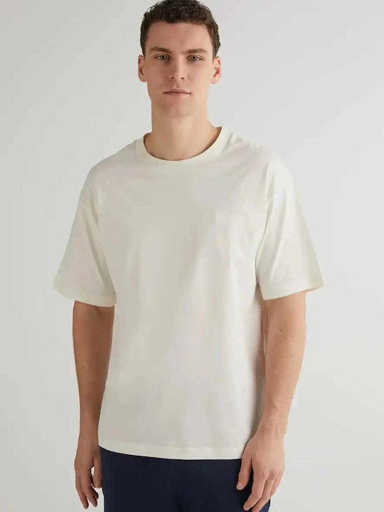 Gant Men's Short Sleeve T-shirt Off White