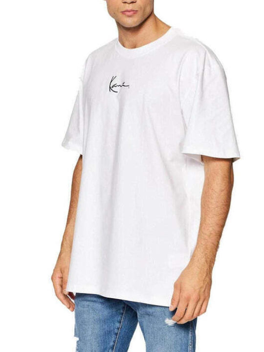 Karl Kani Herren T-Shirt Kurzarm Weiß