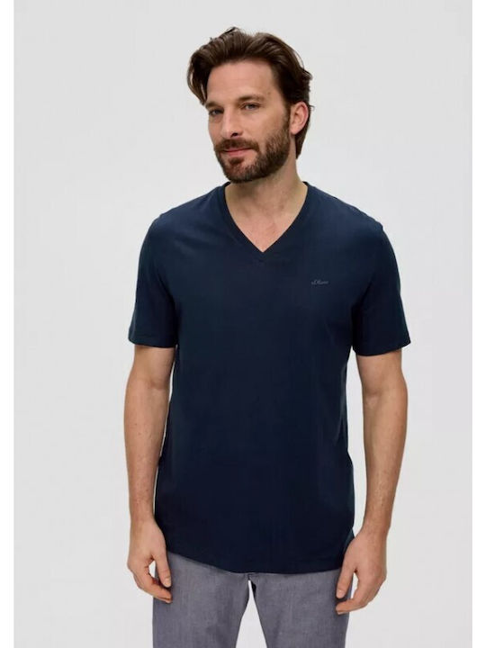 S.Oliver Herren T-Shirt Kurzarm BLUE NAVY