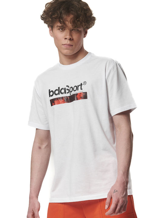 Body Action Essential Branded T-shirt Λευκό