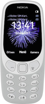 Nokia 3310 2017 Dual SIM (16MB) Mobile Phone with Buttons (English) Gray