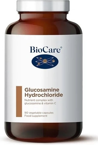 BioCare Glucosamine Hydrochloride Supplement for Joint and Bone Health 90 Vegetable Capsules