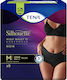 Tena Silhouette Noir Пелени за инконтиненция Medium в Черен цвят 9бр
