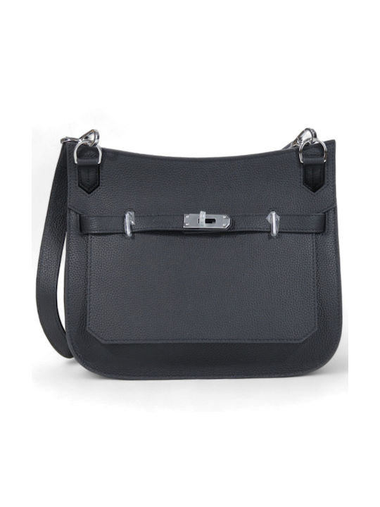 Togo Leather Women's Bag Shoulder Black