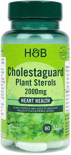Holland & Barrett Cholestaguard Plant Sterols 2000мг 60 табове