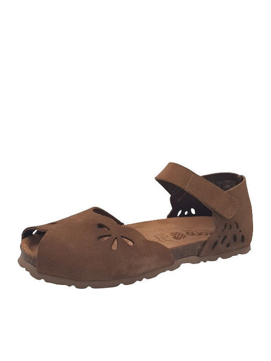 Yokono Leather Women's Flat Sandals Anatomic in...