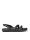 Women's Flat Sandals in Black Color