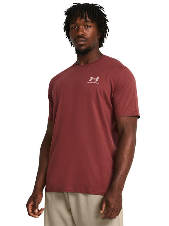 Under Armour Ua Sportstyle Ανδρικό T-shirt Κοντομάνικο Κόκκινο