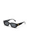 Palm Angels Sunglasses with Black Plastic Frame and Black Lens