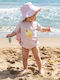 Saro Ice Creams Kids Swimwear Pink Rashguard