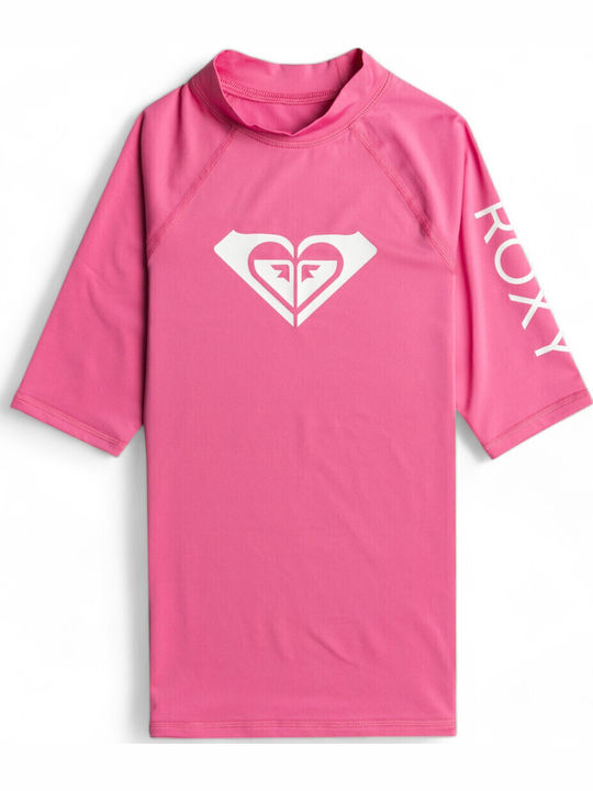Roxy Wholehearted Kinder Badeanzug Rashguard Rosa