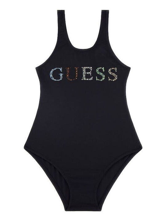 Guess Kids Swimwear One-Piece Black