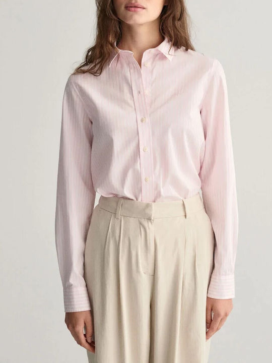 Gant Women's Long Sleeve Shirt PINK 4300214-002