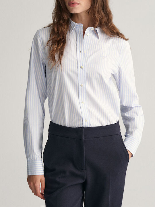 Gant Langärmelig Damen Hemd Light Blue