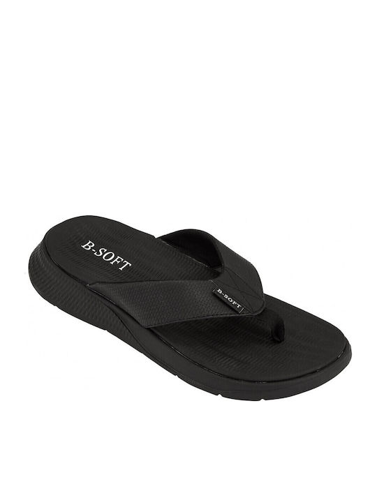 B-Soft Ανδρικά Flip Flops Μαύρα