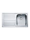 Franke Logica Lll 611 1010261075 Drop-In Мивка Ляв Inox Грапав Ш86xД50см Сребрист