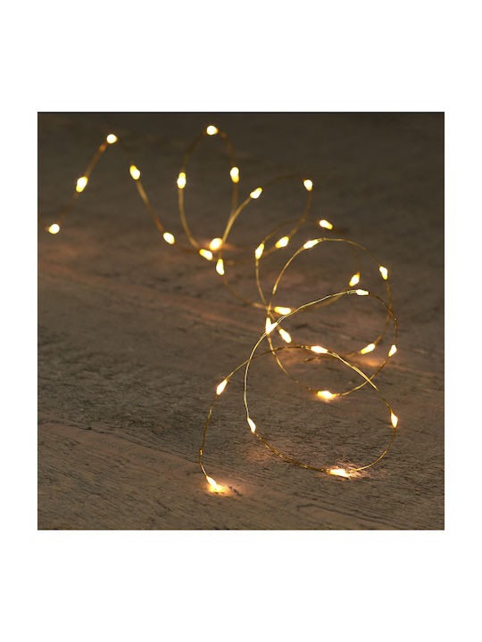 100 Christmas Lights LED Warm White in String MSA