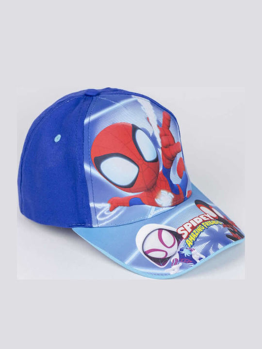 Cerda Kids' Hat Jockey Fabric Marvel Blue